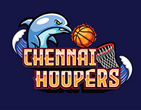 Chennai Hoopers - Basketball Team Branding