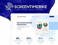 ScreenTimeBike Website Design