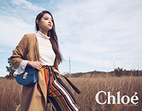Mock Up Fashion Advertisement for Chloé