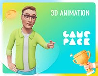 Casual 3D characters and animations