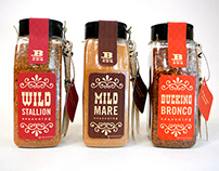 Buckaroo BBQ Identity and Packaging Design