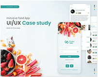 App Inclusão alimentar - UX Research / UI Design