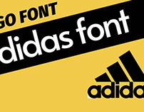 The Logo Font Of Adidas (Adidas Font)