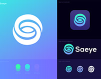 Saeye-S+Eye Logo Concept-Modern S Letter Logo-Branding