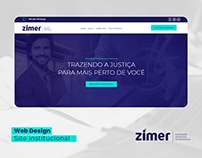 Design Web Site Zimer Advocacia - UI/UX Wordpress