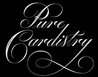 Pure Cardistry lettering based logo