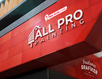 All Pro Painting Logo Design - Boya Firması Logo