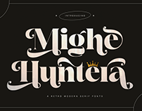 Mighe Huntera - Retro Modern Serif Typeface