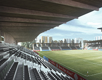 Football stadium