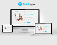 MobileAPPS - Landing Page - PSD Template