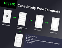UI | UX Case Study Free Template