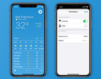 Weather App UX Concept