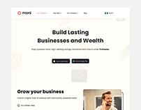 Moni.Africa Website Redesign