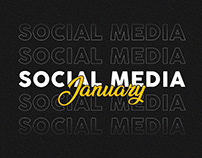 Social Media Post Designs - January
