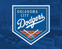 Oklahoma City Dodgers Identity Design