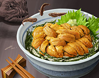 sea urchin rice bowl