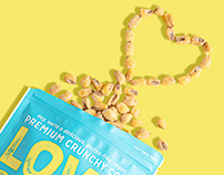 Love Corn snack product photography