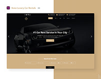 Kona Luxary car rentals UI UX