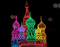 Line Animation (Saint Basil's Cathedral)