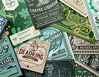 Vintage Packaging Label Collection
