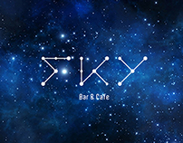 SKY Cafe & Bar Visual Identity / SKY酒吧形象設計