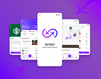 JetSet - Crypto Currency Services App UI/X