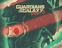 Guardians of the Galaxy Vol. 2 Illustrated Poster
