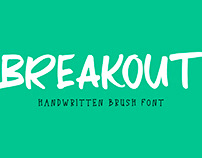 Breakout | Brush Font