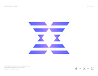X Logo | Ethereum Logo | Crypto Logo | blockchain Logo