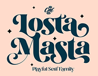 Losta Masta - Playful serif family