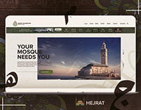 Hejrat Foundation (Mosque Website) UI/UX