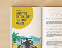 E-book design and illustrations for Zdalny Ninja