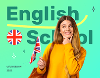 Speak — Language School Website. UI/UX
