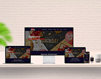 Entertainment website design