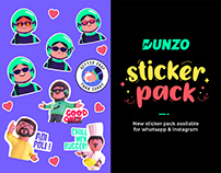 Dunzo - Animated Sticker Pack
