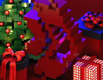 ExitLag Christmas 2021 - Voxel Art