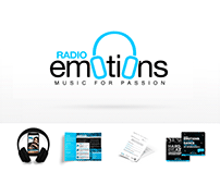Radio Emotions - Rebranding - Visual identity
