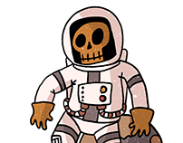 Spaceman Skull (Process)