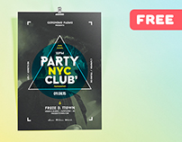 NYC Club Party -– Free Flyer Template