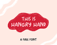 HANGRY HAND / FREE FONT DOWNLOAD