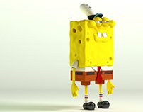 Spongebob movie poster 3D