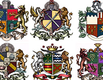 Coat of Arms Collection Illustrated by Steven Noble
