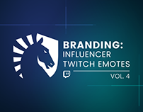 Branding: Influencer Twitch Emotes Vol. 4