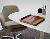 Wooden tray industrial design