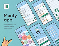 Menty - Mobile App Design Concept