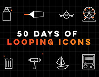 50 Days of Looping Icons