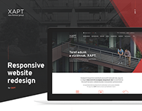 XAPT responsive website redesign