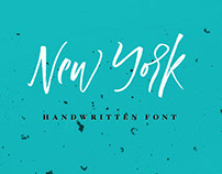 New York Handwritten Font
