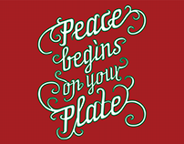 peace begins on your plate