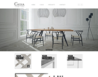 Gioia Furniture Website Design (2017)